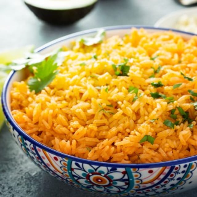 Mexican Rice Tray (Serves 12-15).