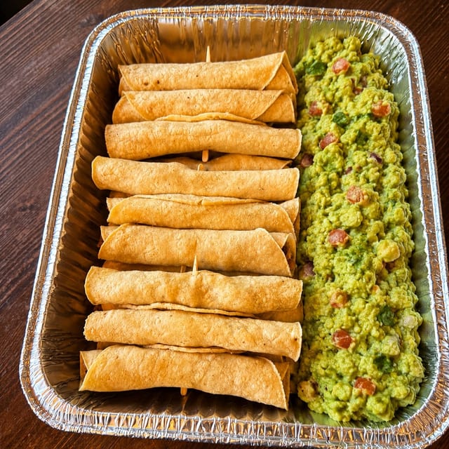 20 Piece Carnitas Taquitos.