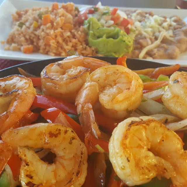 Shrimp Fajitas.