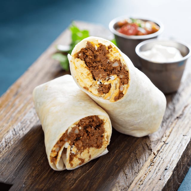 Machaca Burrito.