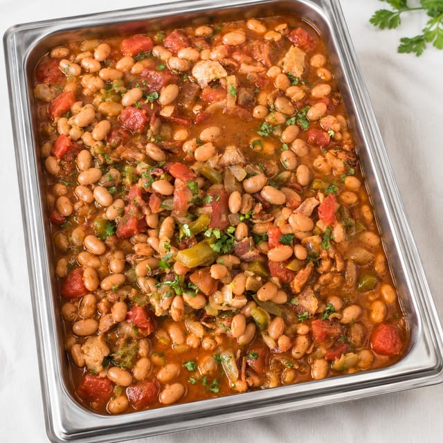 Charro Beans Tray (Serves 10-12).