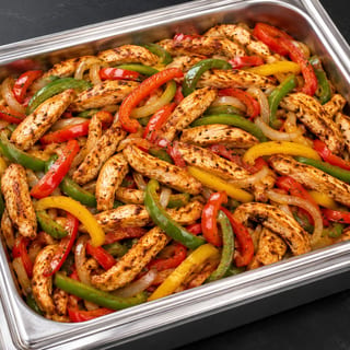 Tray of Chicken Fajitas (Serves 10)