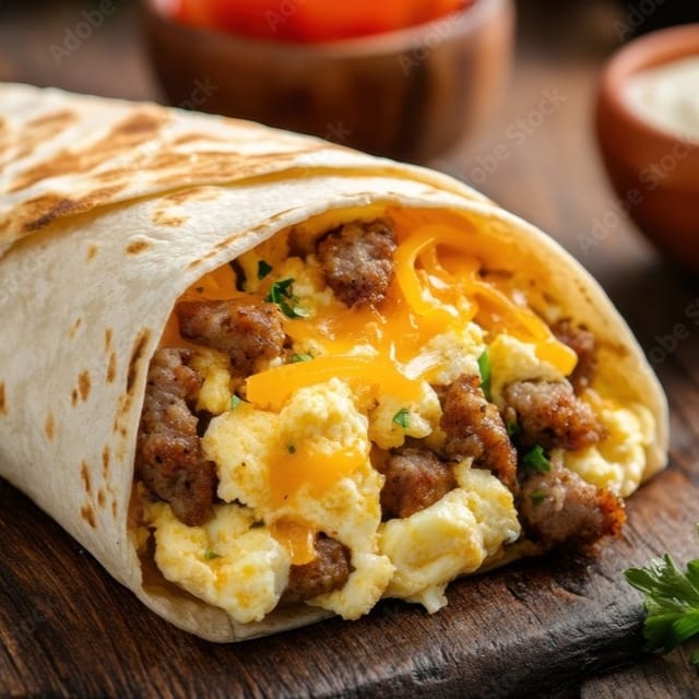 Sausage Burrito.