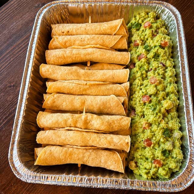 20 Piece Taquito Mix (10 Chicken & 10 Carnitas).