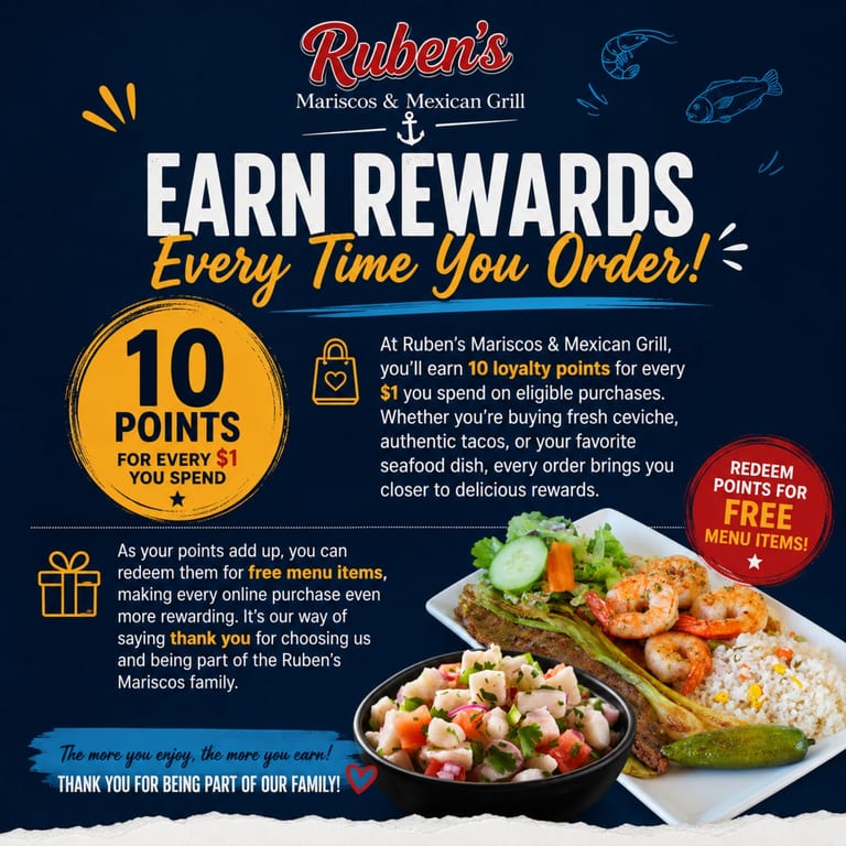 Great meals should come with great rewards.