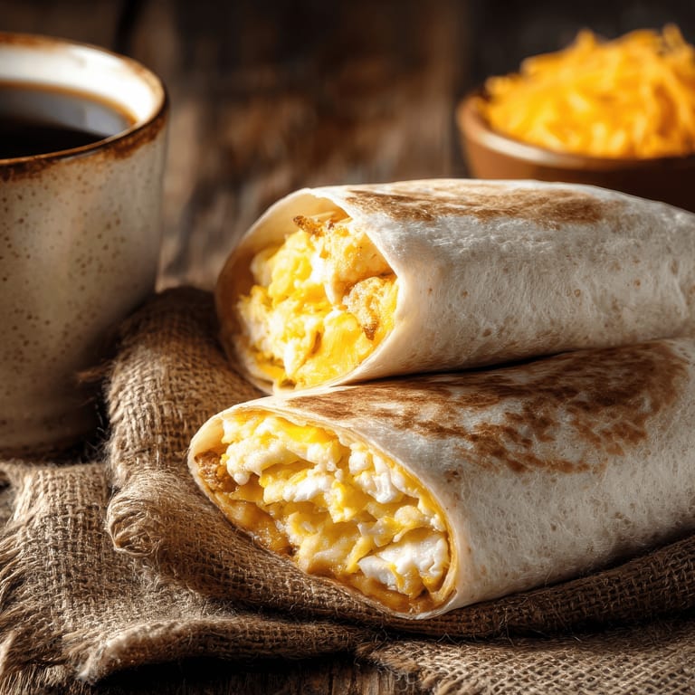 Delicious Breakfast Burrito