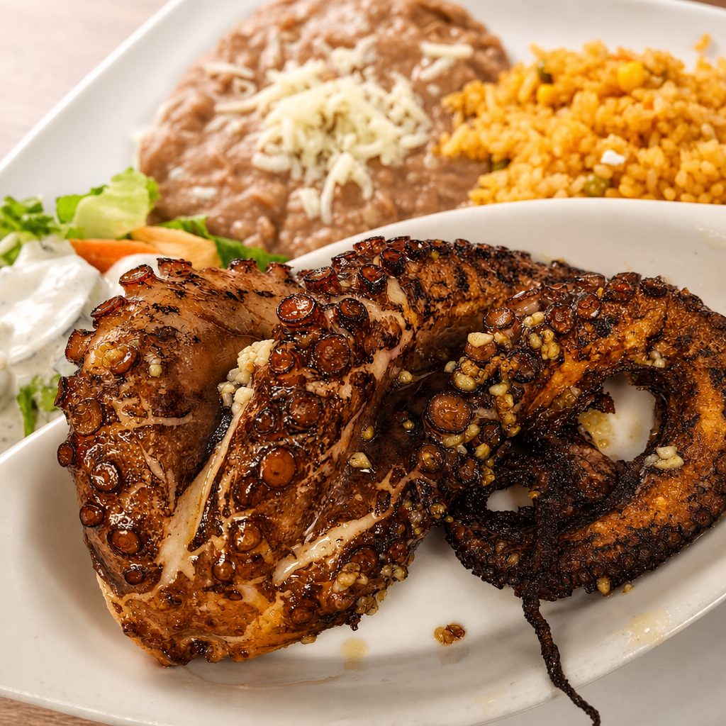 Pulpo all Mojo de Ajo.