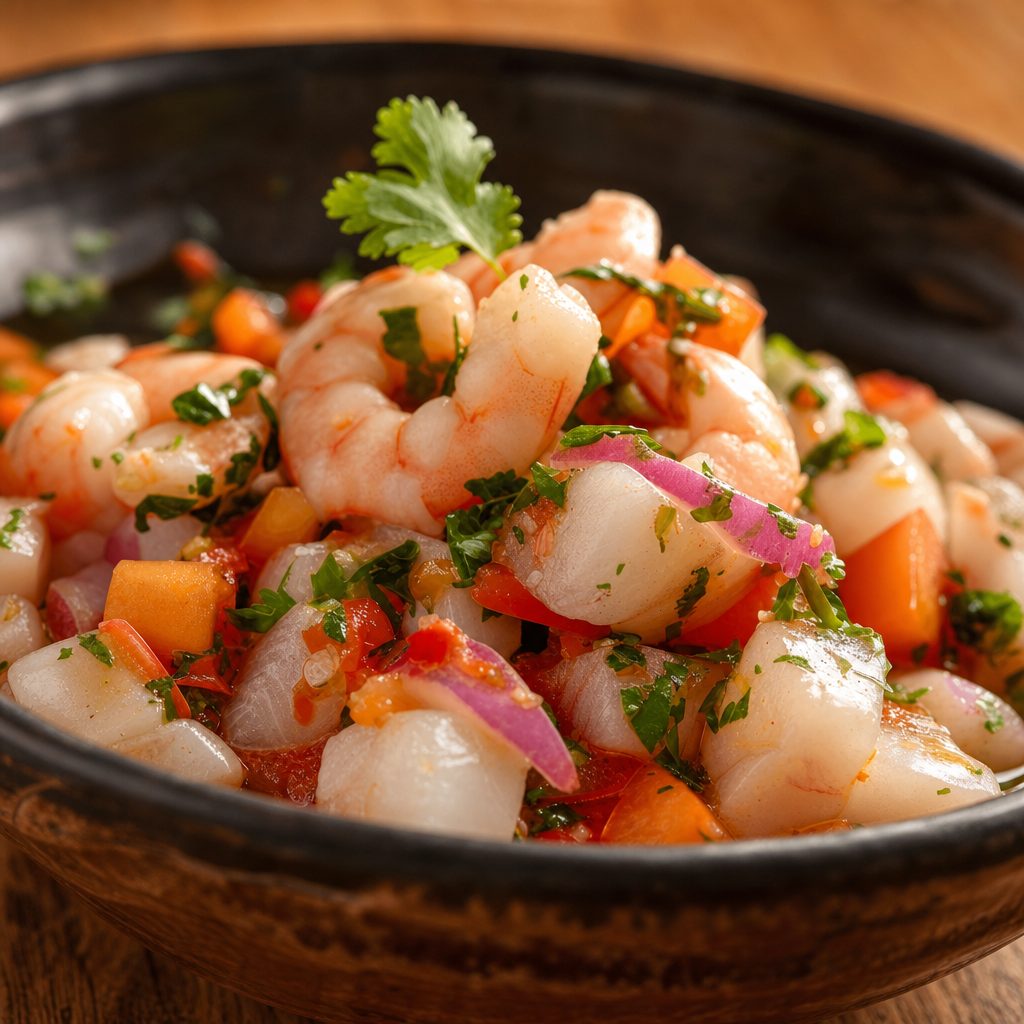 Ceviche de Camarón.
