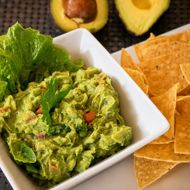 Freshly Prepared Guacamole.