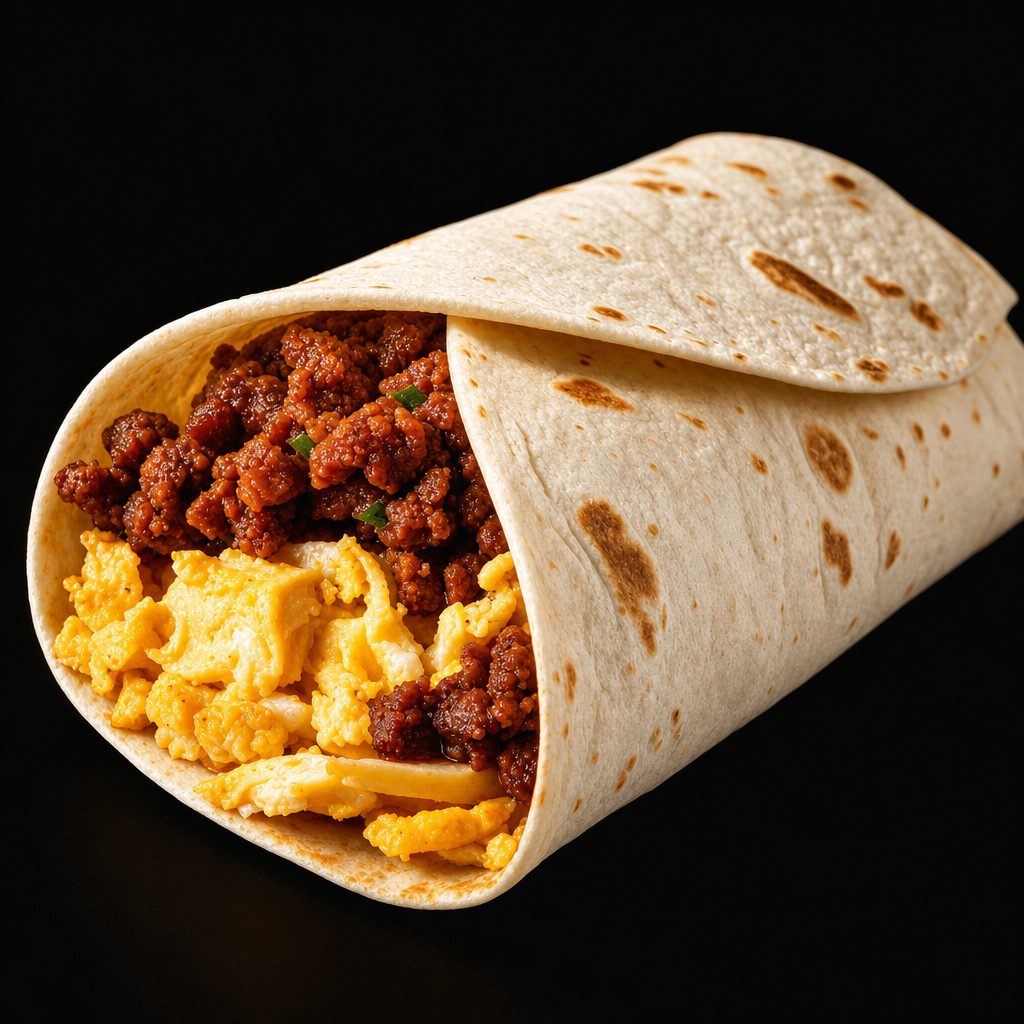 Chorizo Burrito.
