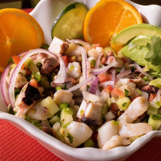 Ceviche a la Concha.