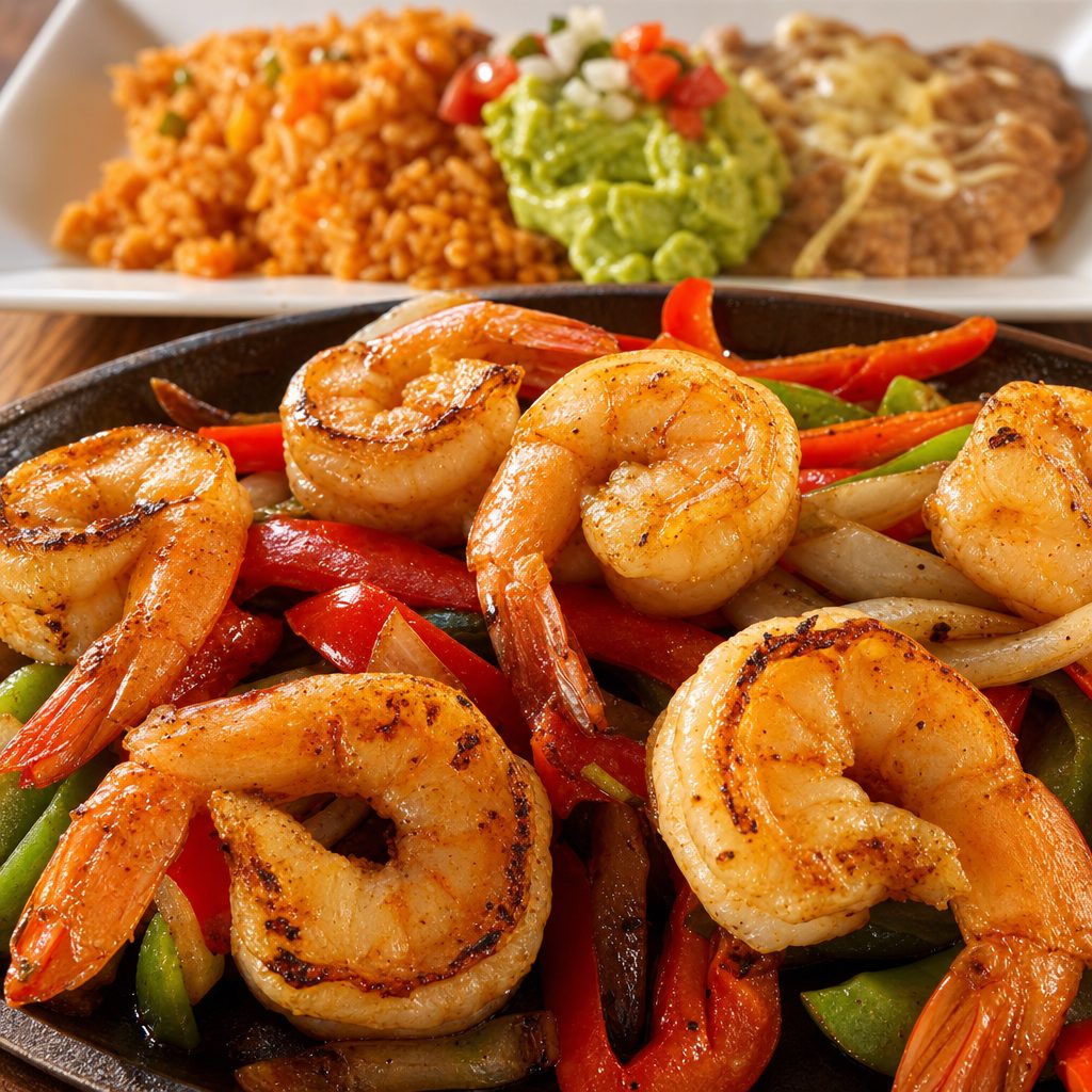 Shrimp Fajitas.