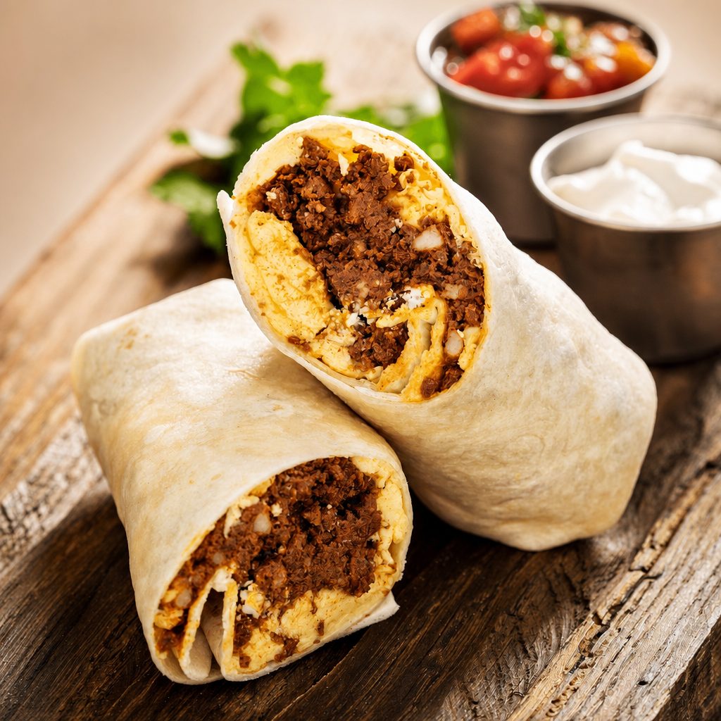 Machaca Burrito.