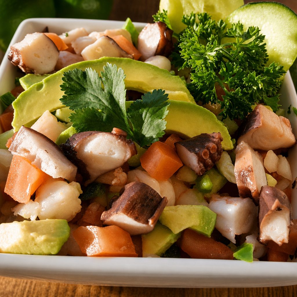 Ceviche Mixto.