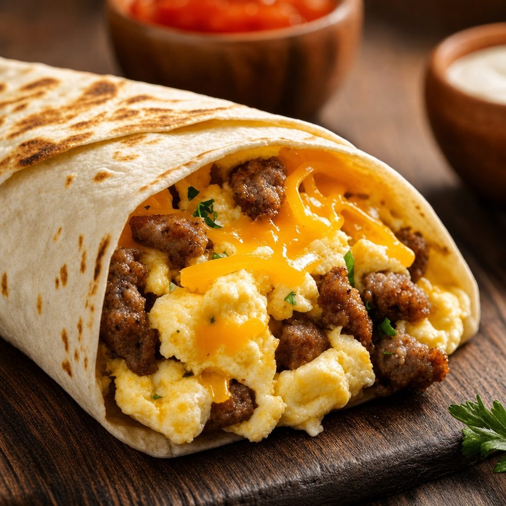 Sausage Burrito.