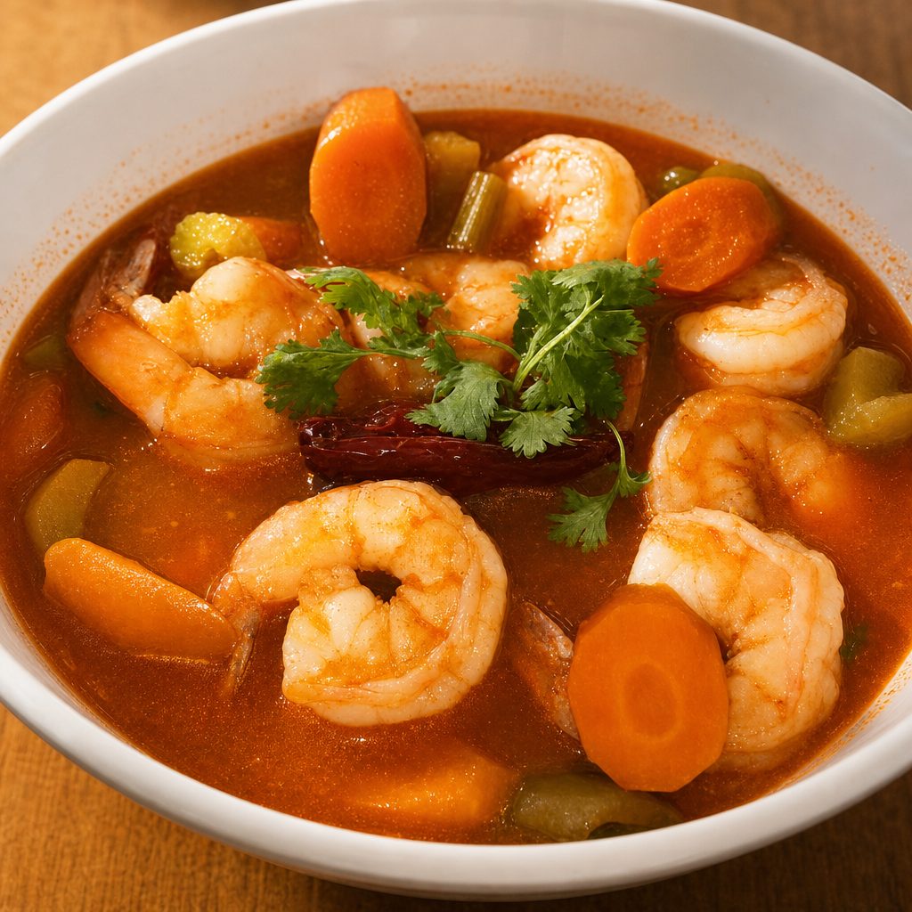 Caldo de Camarones.