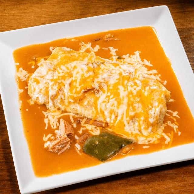 Wet Green Burrito.