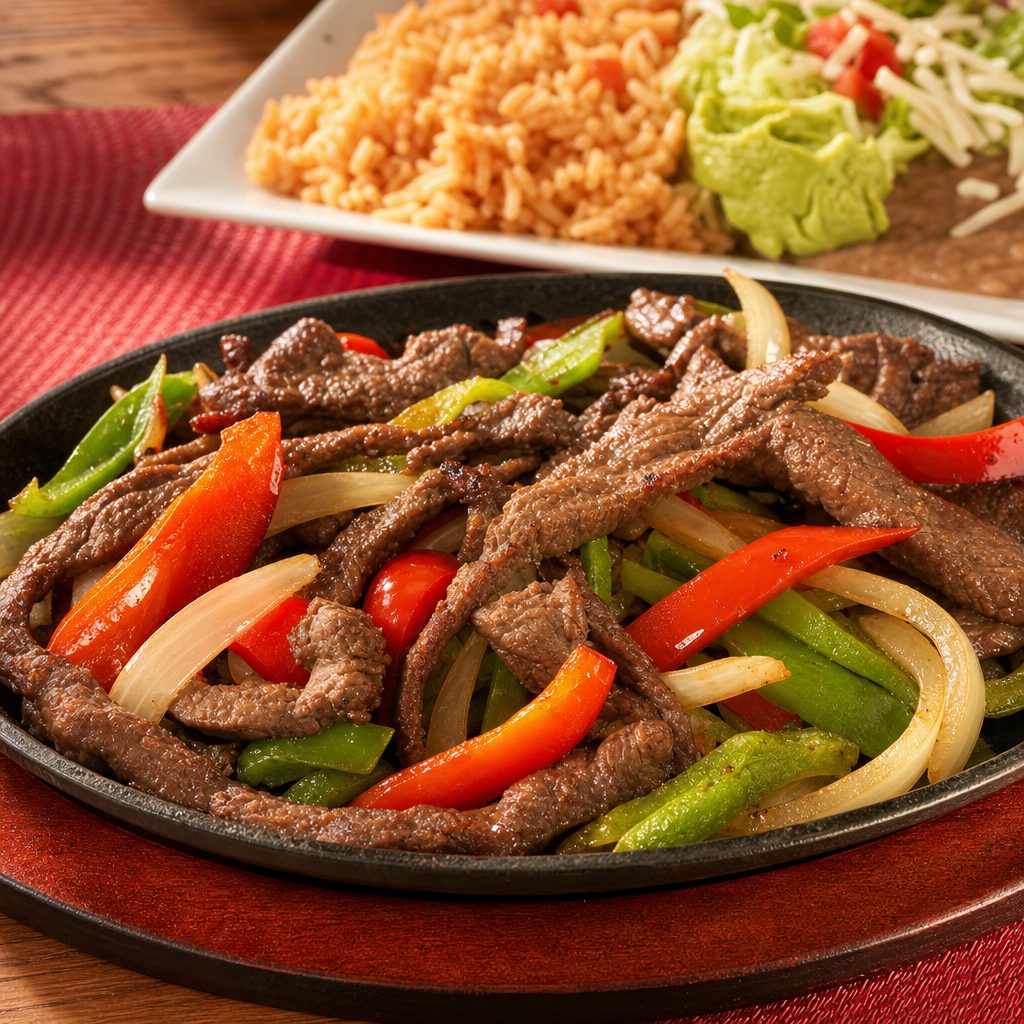 Steak Fajitas.